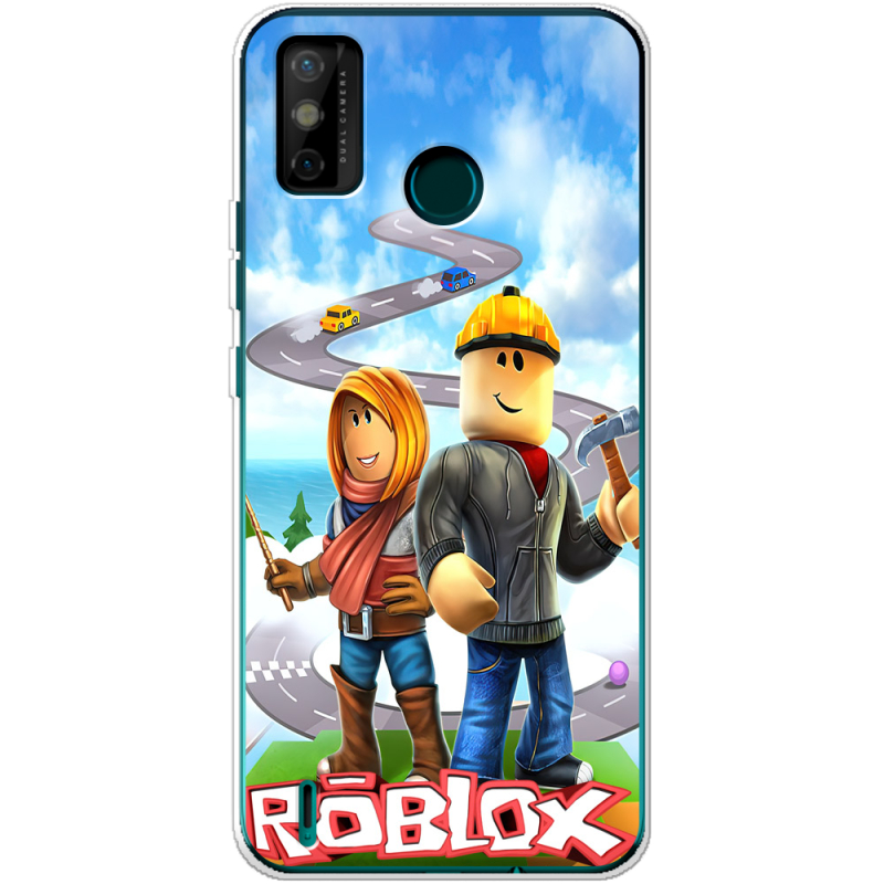 Чехол BoxFace Tecno Spark 6 Go Roblox Білдерман