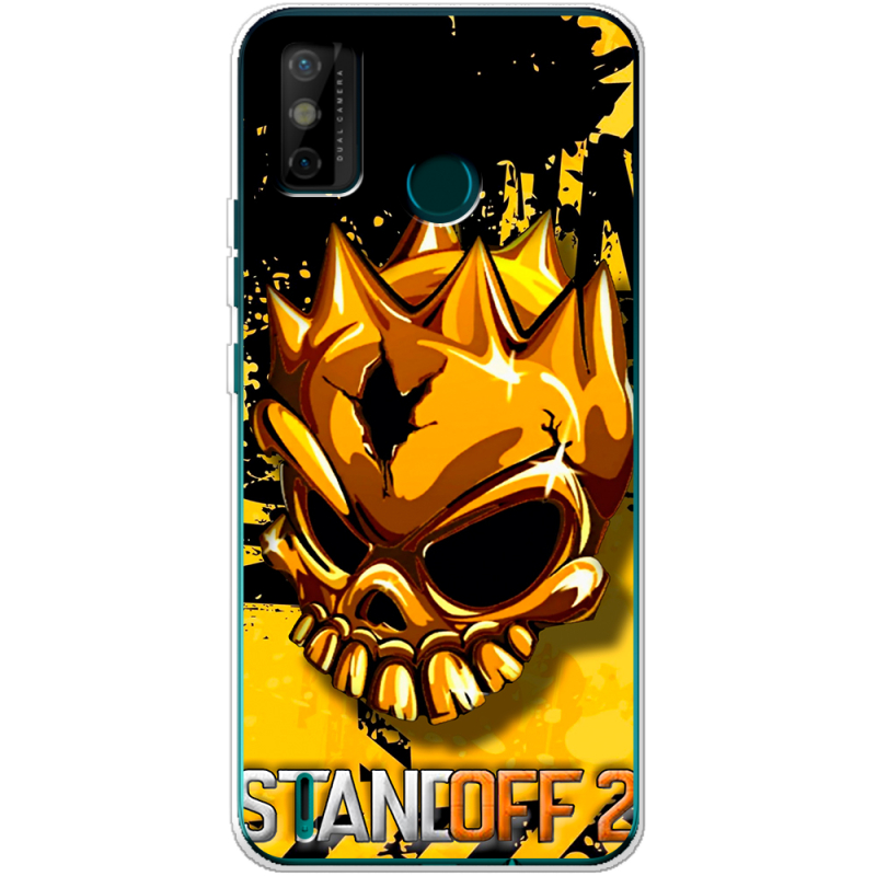 Чехол BoxFace Tecno Spark 6 Go StandOff 2 gold