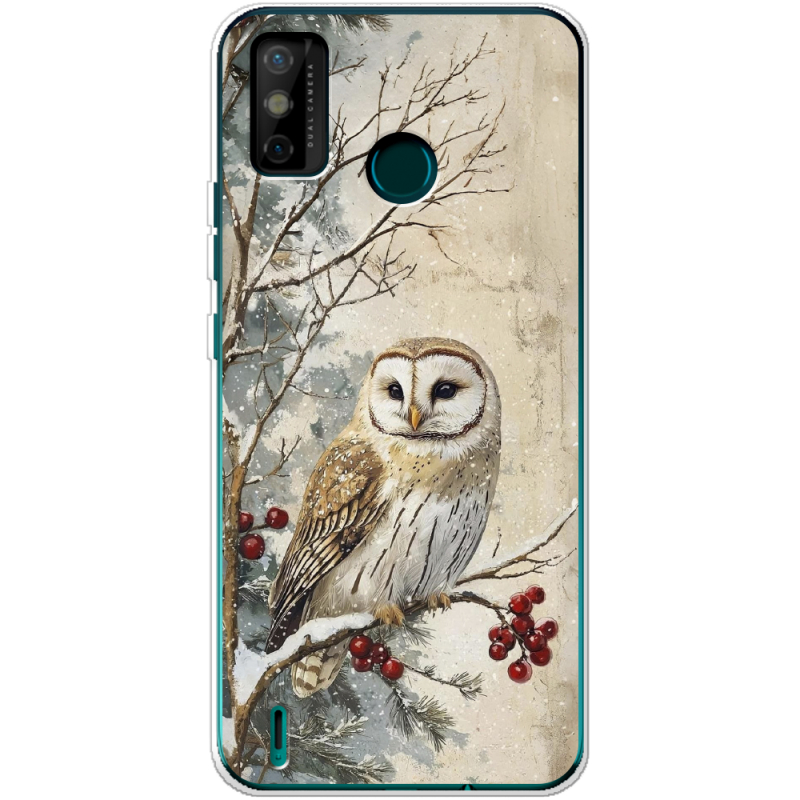 Чехол BoxFace Tecno Spark 6 Go Christmas Owl