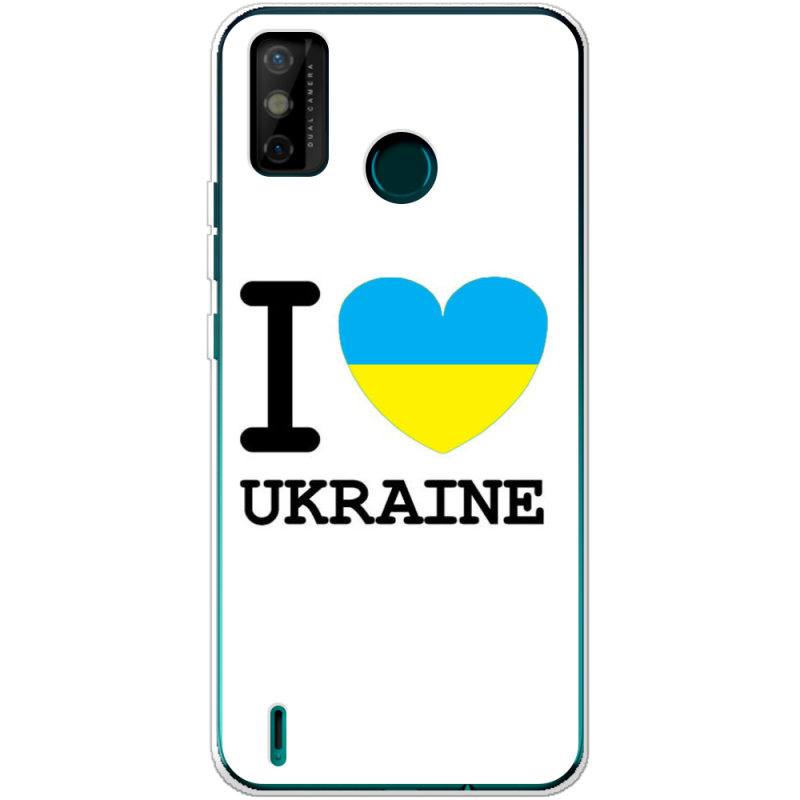 Чехол BoxFace Tecno Spark 6 Go I love Ukraine