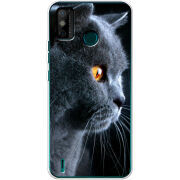 Чехол BoxFace Tecno Spark 6 Go English cat