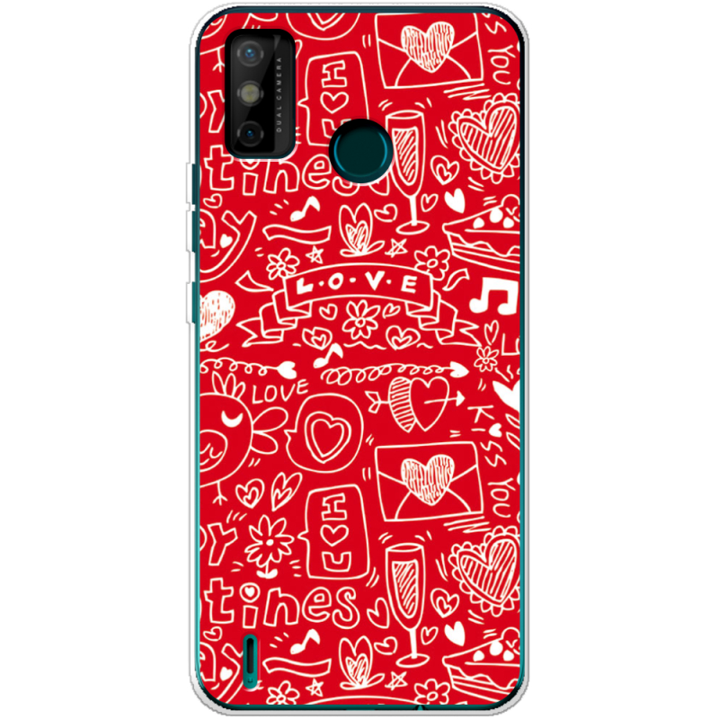 Чехол BoxFace Tecno Spark 6 Go Happy Valentines