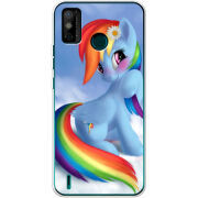 Чехол BoxFace Tecno Spark 6 Go My Little Pony Rainbow Dash