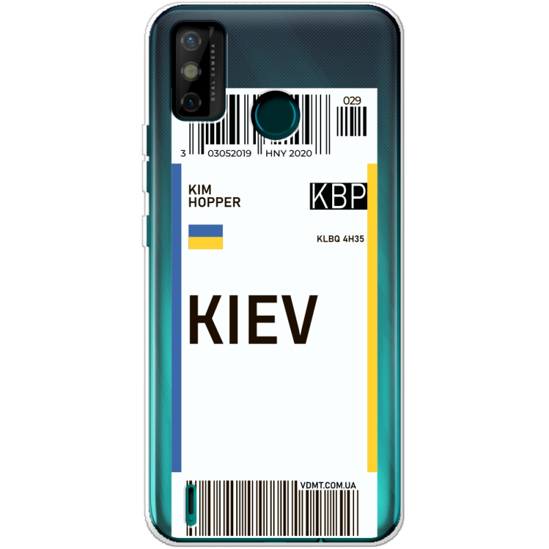 Прозрачный чехол BoxFace Tecno Spark 6 Go Ticket Kiev