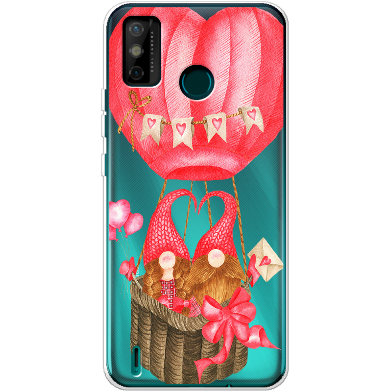 Прозрачный чехол BoxFace Tecno Spark 6 Go Valentine Dwarfs