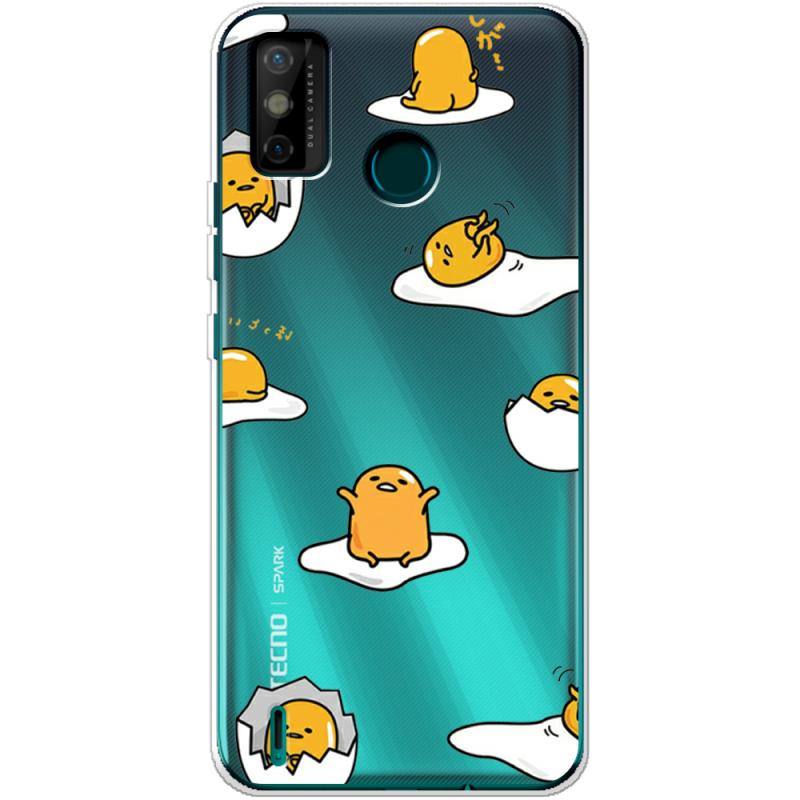 Прозрачный чехол BoxFace Tecno Spark 6 Go Gudetama