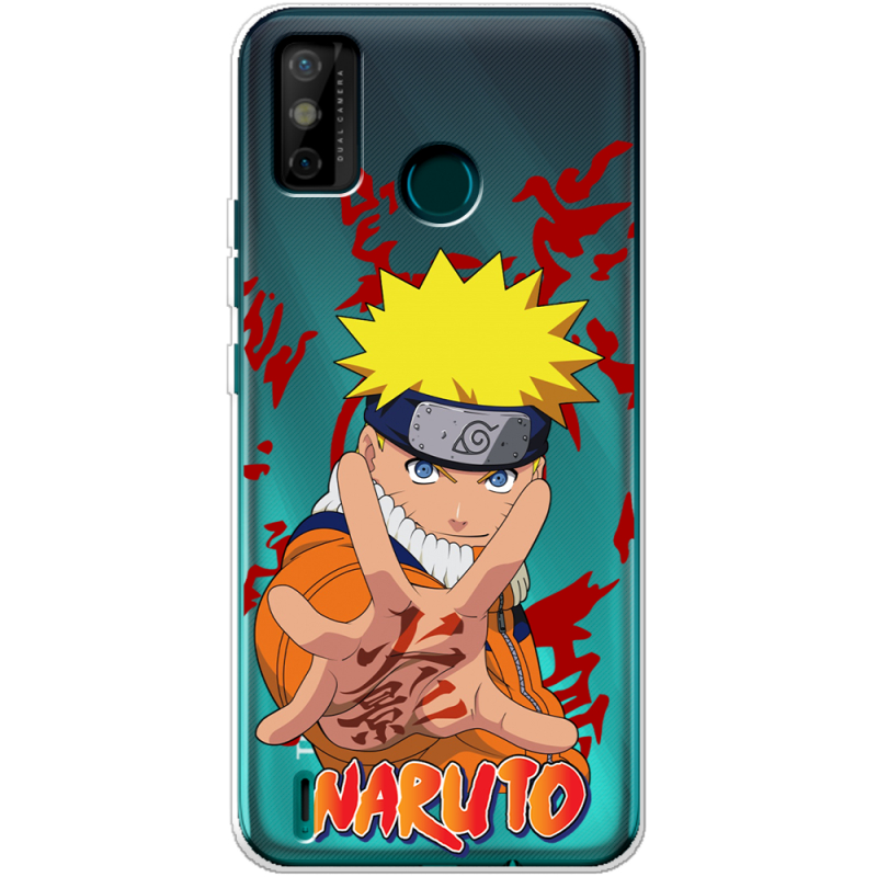 Прозрачный чехол BoxFace Tecno Spark 6 Go Naruto