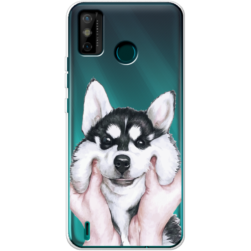 Прозрачный чехол BoxFace Tecno Spark 6 Go Husky