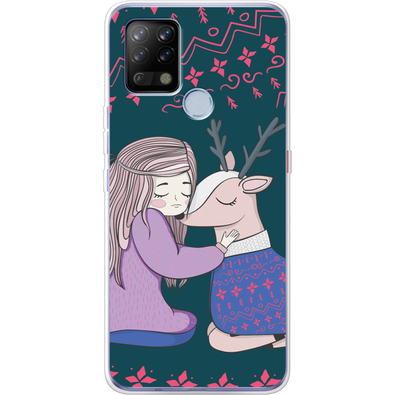 Чехол BoxFace Tecno POVA Girl and deer