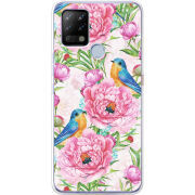 Чехол BoxFace Tecno POVA Birds and Flowers