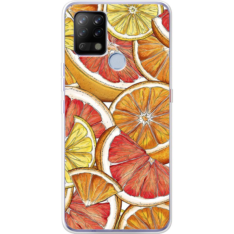 Чехол BoxFace Tecno POVA Citrus Pattern