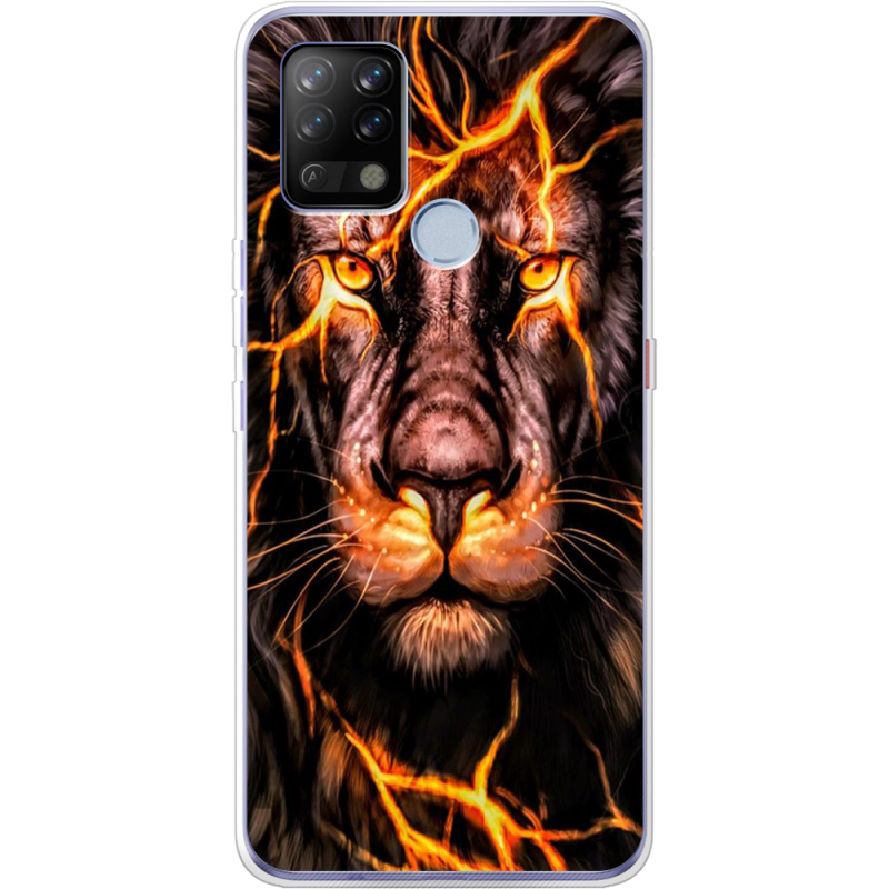 Чехол BoxFace Tecno POVA Fire Lion