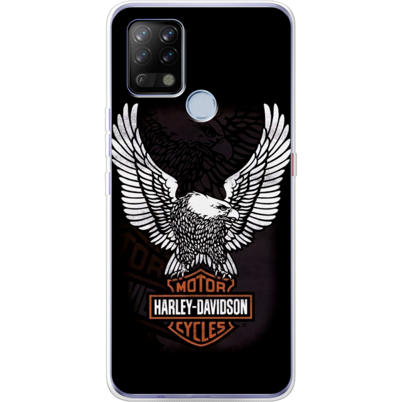 Чехол BoxFace Tecno POVA Harley Davidson and eagle