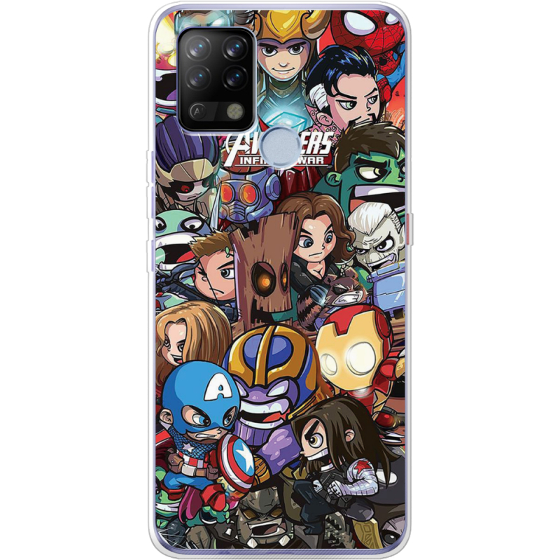 Чехол BoxFace Tecno POVA Avengers Infinity War