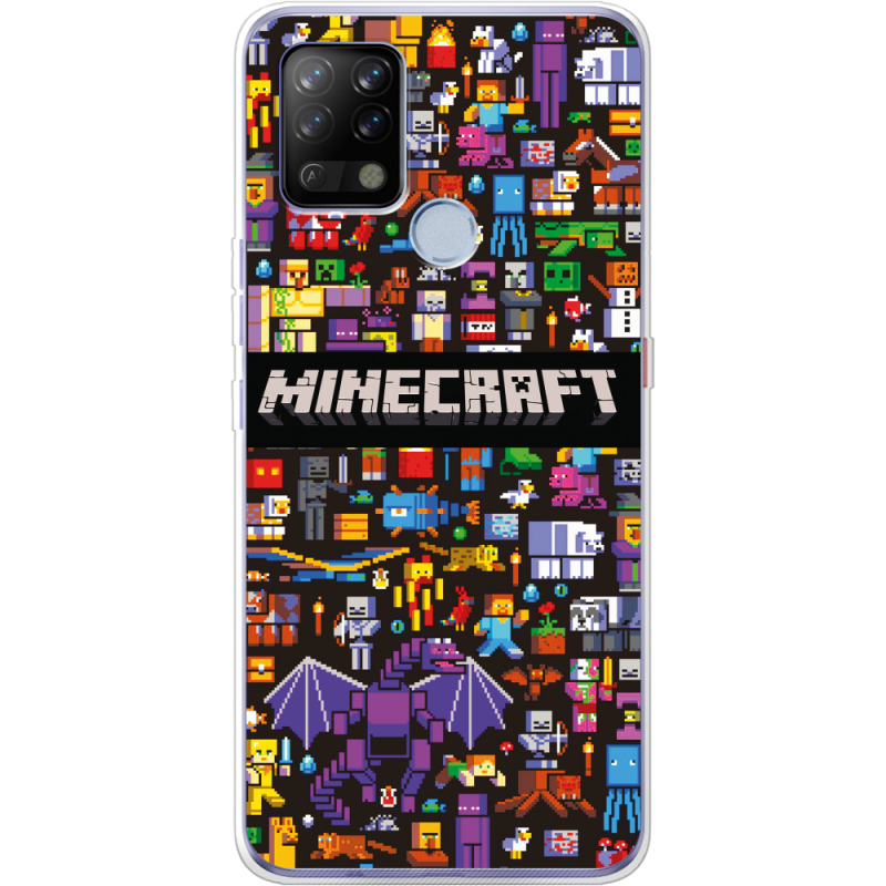 Чехол BoxFace Tecno POVA Minecraft Mobbery