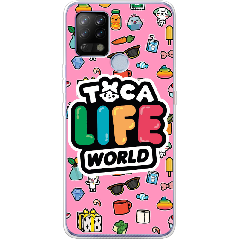 Чехол BoxFace Tecno POVA Toca Boca Life World