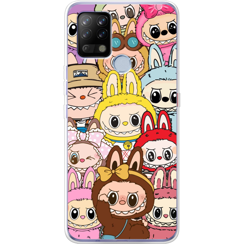 Чехол BoxFace Tecno POVA Labubu