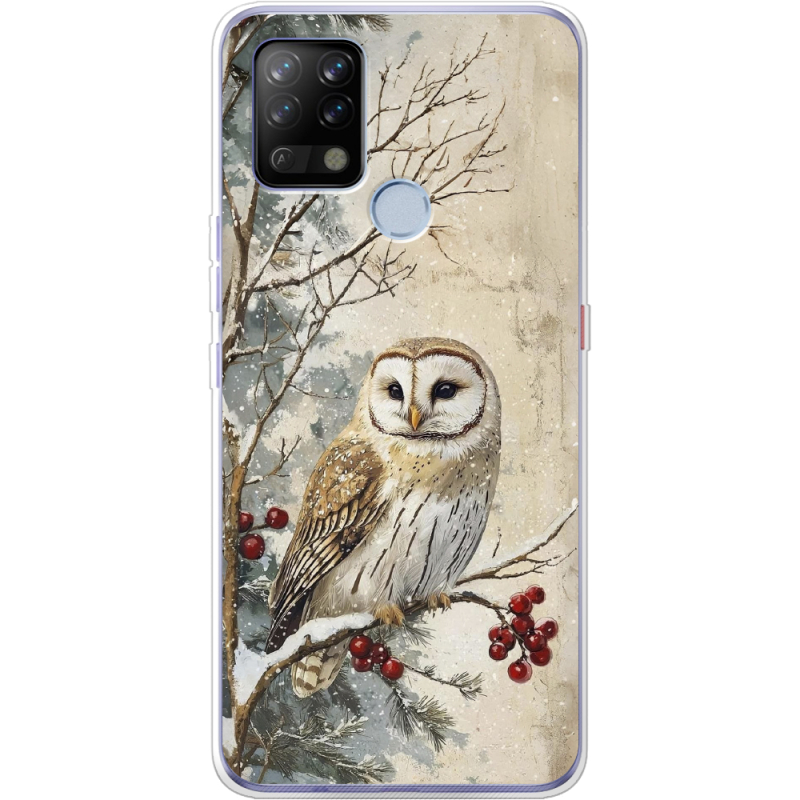 Чехол BoxFace Tecno POVA Christmas Owl