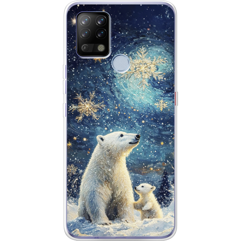 Чехол BoxFace Tecno POVA Північні ведмеді