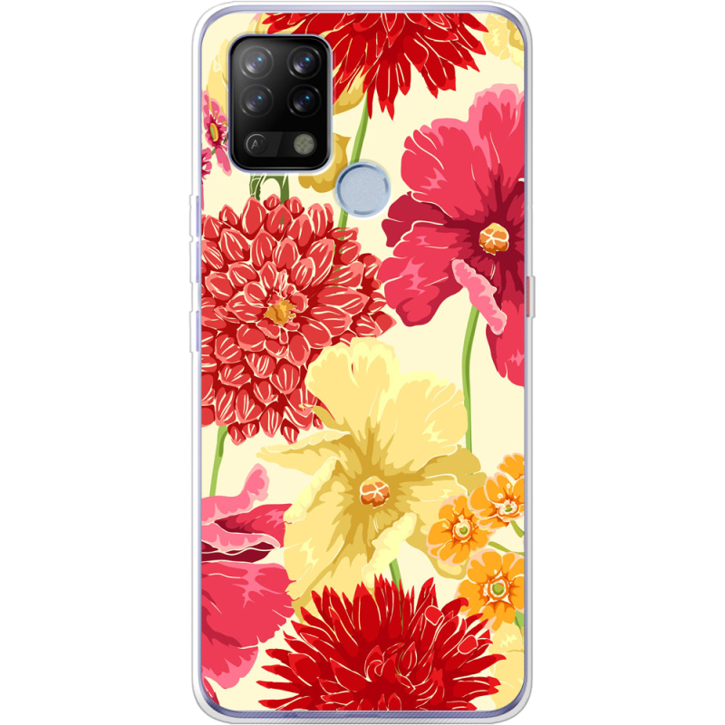 Чехол BoxFace Tecno POVA Flower Bed