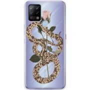 Прозрачный чехол BoxFace Tecno POVA Glamor Snake