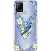 Прозрачный чехол BoxFace Tecno POVA Spring Bird