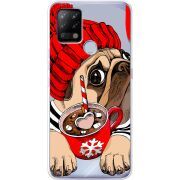 Прозрачный чехол BoxFace Tecno POVA Winter Puggy