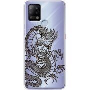 Прозрачный чехол BoxFace Tecno POVA Chinese Dragon