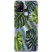 Прозрачный чехол BoxFace Tecno POVA Palm Tree