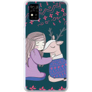 Чехол BoxFace ZTE Blade A31 Girl and deer