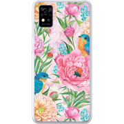 Чехол BoxFace ZTE Blade A31 Birds in Flowers