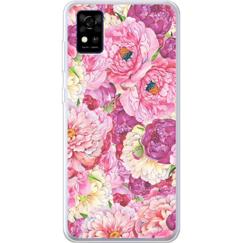 Чехол BoxFace ZTE Blade A31 Pink Peonies