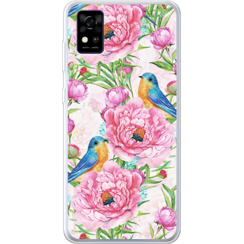 Чехол BoxFace ZTE Blade A31 Birds and Flowers