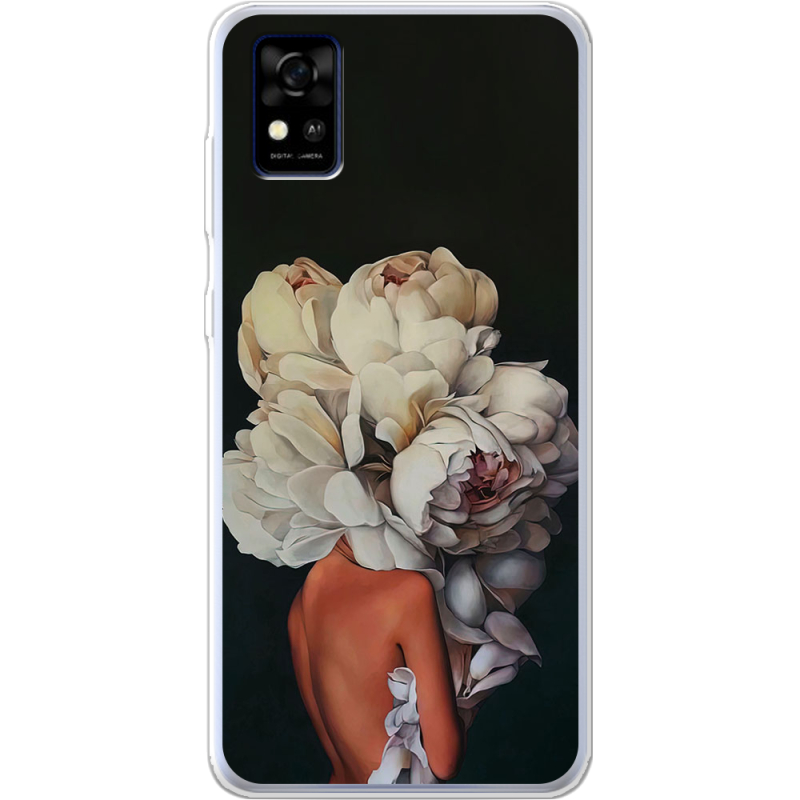 Чехол BoxFace ZTE Blade A31 Exquisite White Flowers