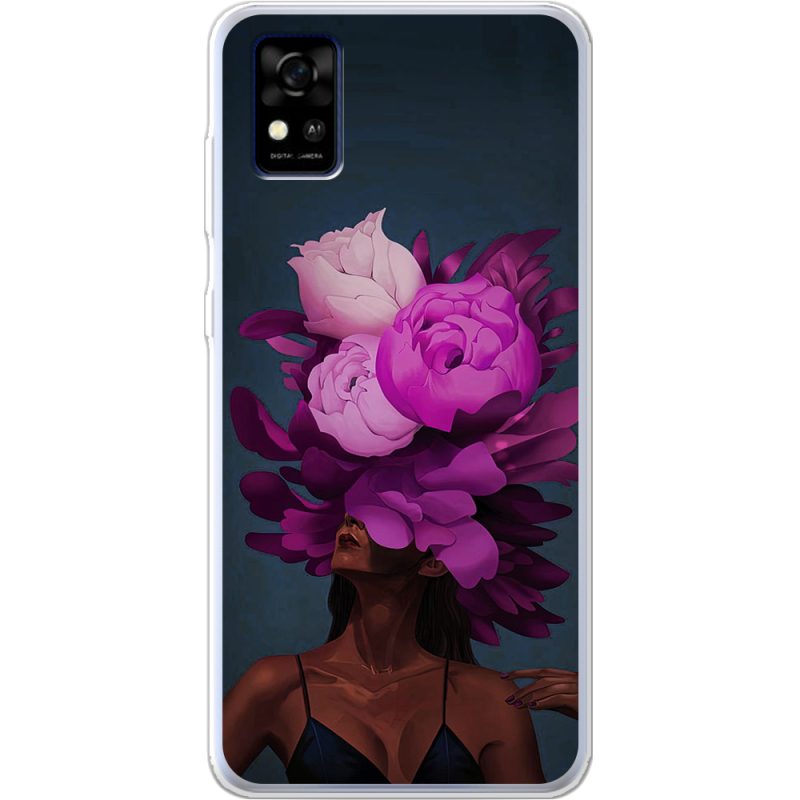 Чехол BoxFace ZTE Blade A31 Exquisite Purple Flowers