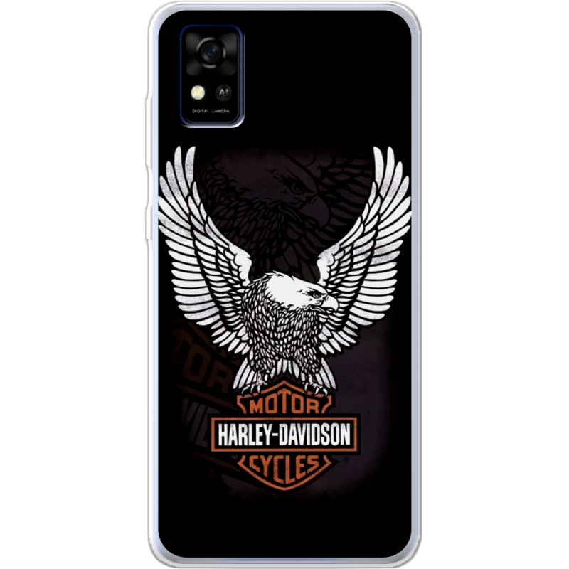 Чехол BoxFace ZTE Blade A31 Harley Davidson and eagle