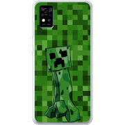 Чехол BoxFace ZTE Blade A31 Minecraft Creeper