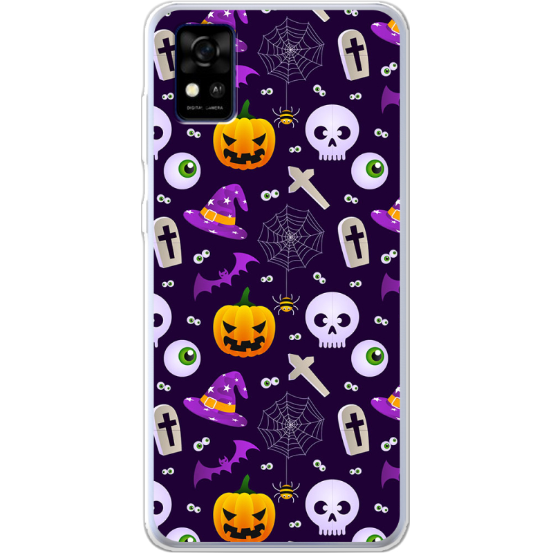 Чехол BoxFace ZTE Blade A31 Halloween Purple Mood