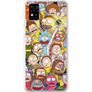 Чехол BoxFace ZTE Blade A31 Rick and Morty