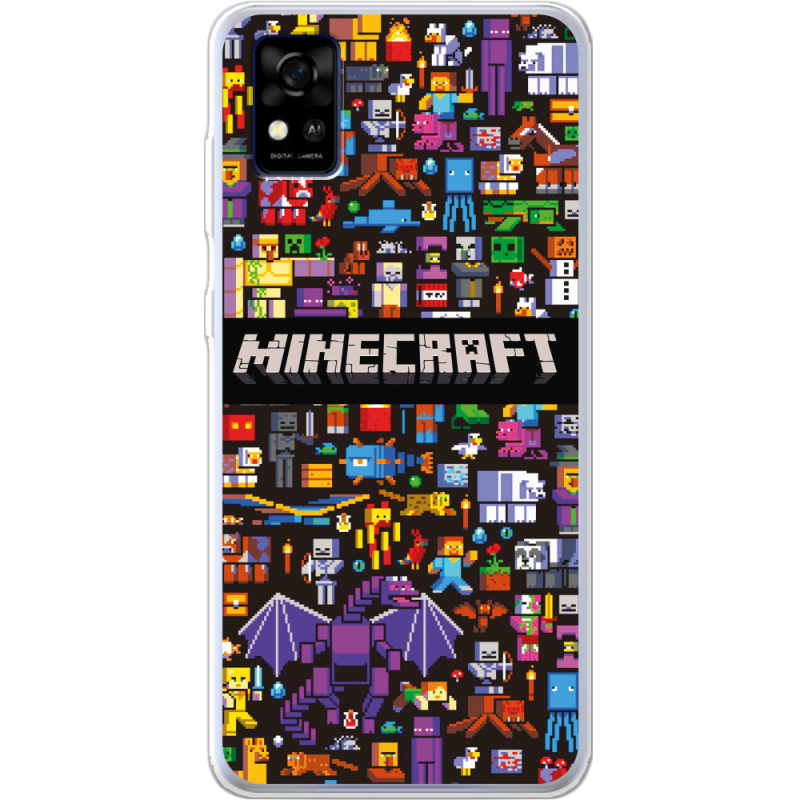 Чехол BoxFace ZTE Blade A31 Minecraft Mobbery