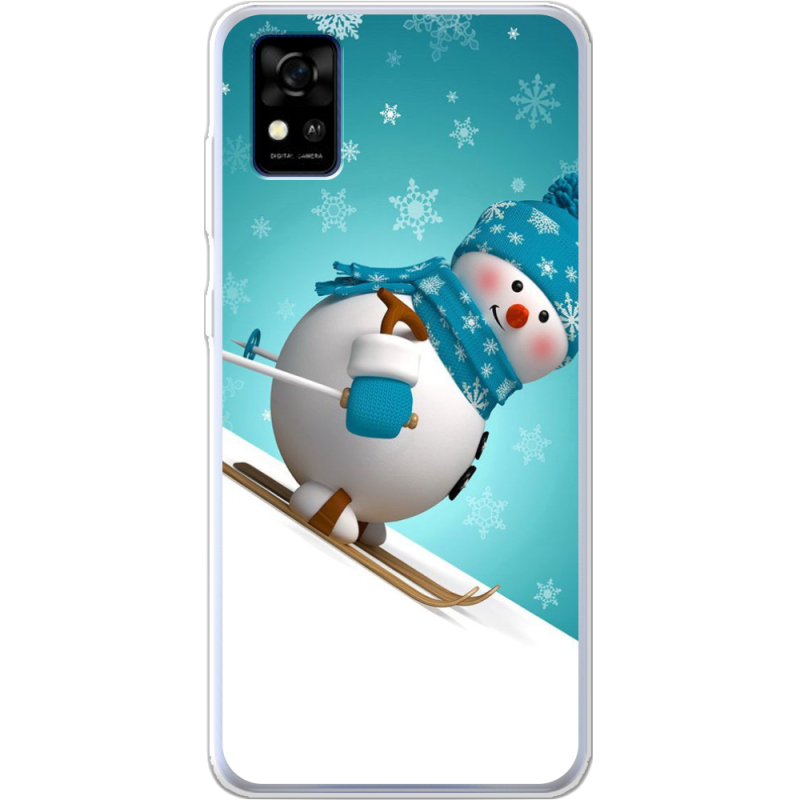 Чехол BoxFace ZTE Blade A31 Skier Snowman