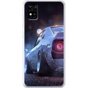 Чехол BoxFace ZTE Blade A31 Silver Car