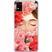 Чехол BoxFace ZTE Blade A31 Girl in Flowers