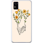 Чехол BoxFace ZTE Blade A31 Flower Hands