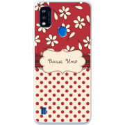 Чехол BoxFace ZTE Blade A51 Именной Polka Dots