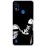 Чехол BoxFace ZTE Blade A51 Black Sneakers