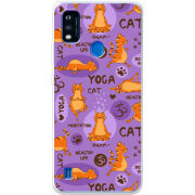 Чехол BoxFace ZTE Blade A51 Yoga Cat