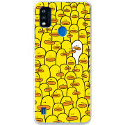 Чехол BoxFace ZTE Blade A51 Yellow Ducklings