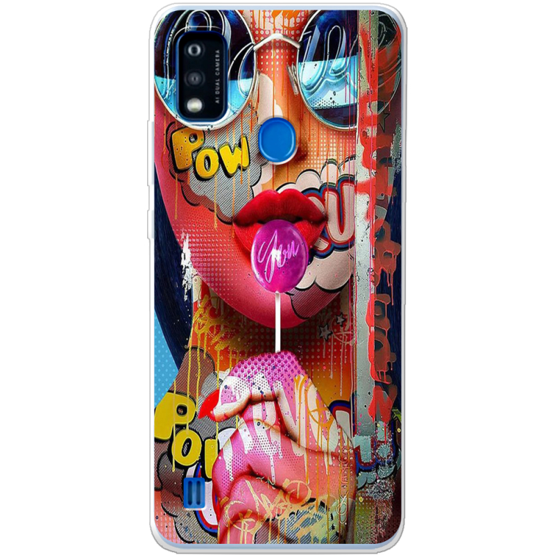 Чехол BoxFace ZTE Blade A51 Colorful Girl