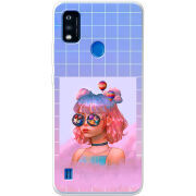 Чехол BoxFace ZTE Blade A51 Girl in the Clouds